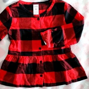 Black&Red Square Shirt